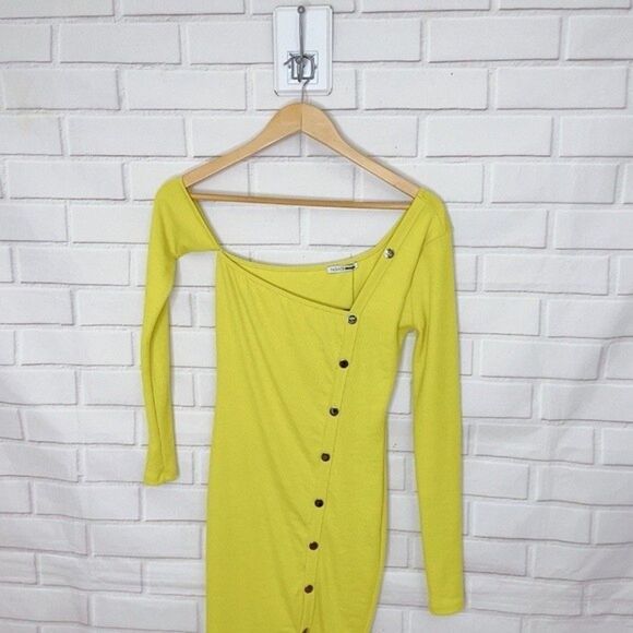 FASHION NOVA Ribbed Neon Bodycon Dress - Picture 4 of 12